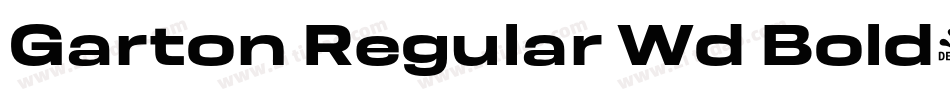 Garton Regular Wd Bold字体转换